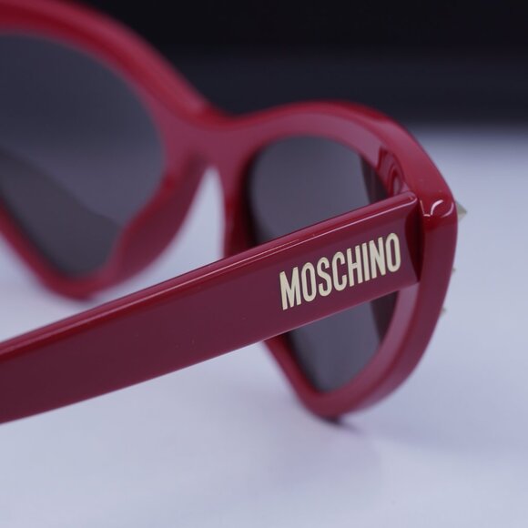 Final Price! Moschino MOS 093/S 0C9A IR Red/Grey Sunglasses
